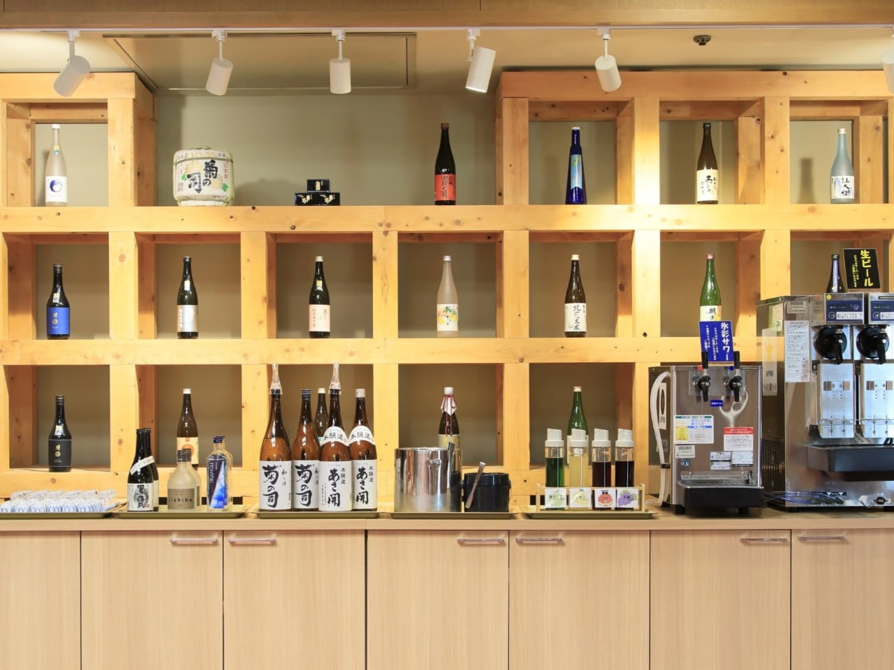 ロビー  ドリンクサーバー