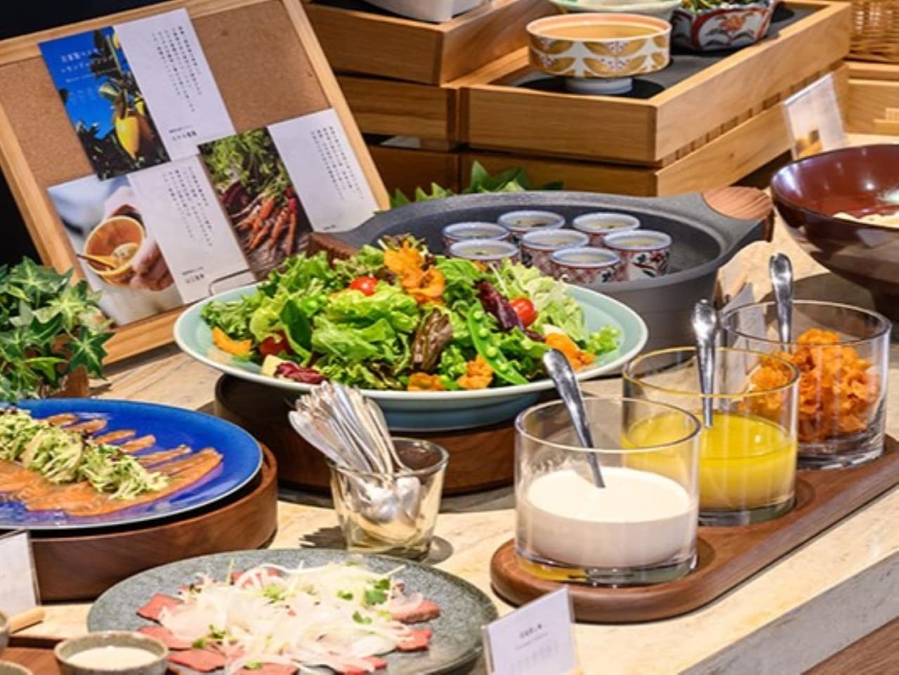 朝食ビュッフェ
