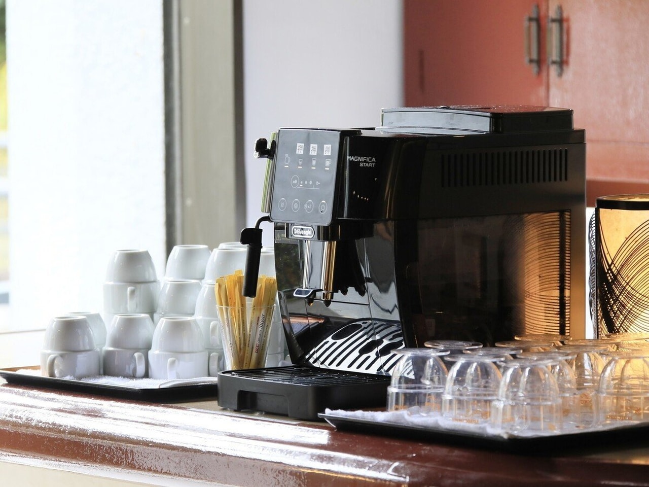 豆から煎る本格的なコーヒー