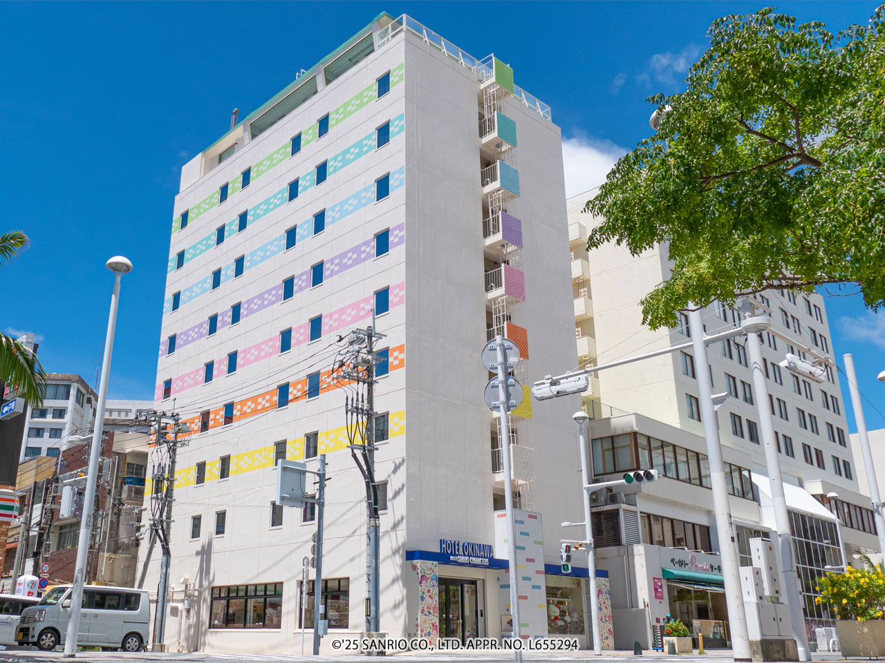 国際通りに面したホテル