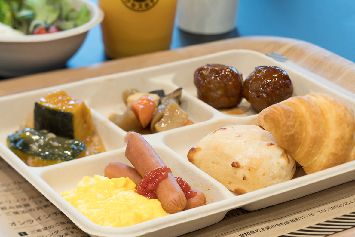 朝食～盛り付け例～