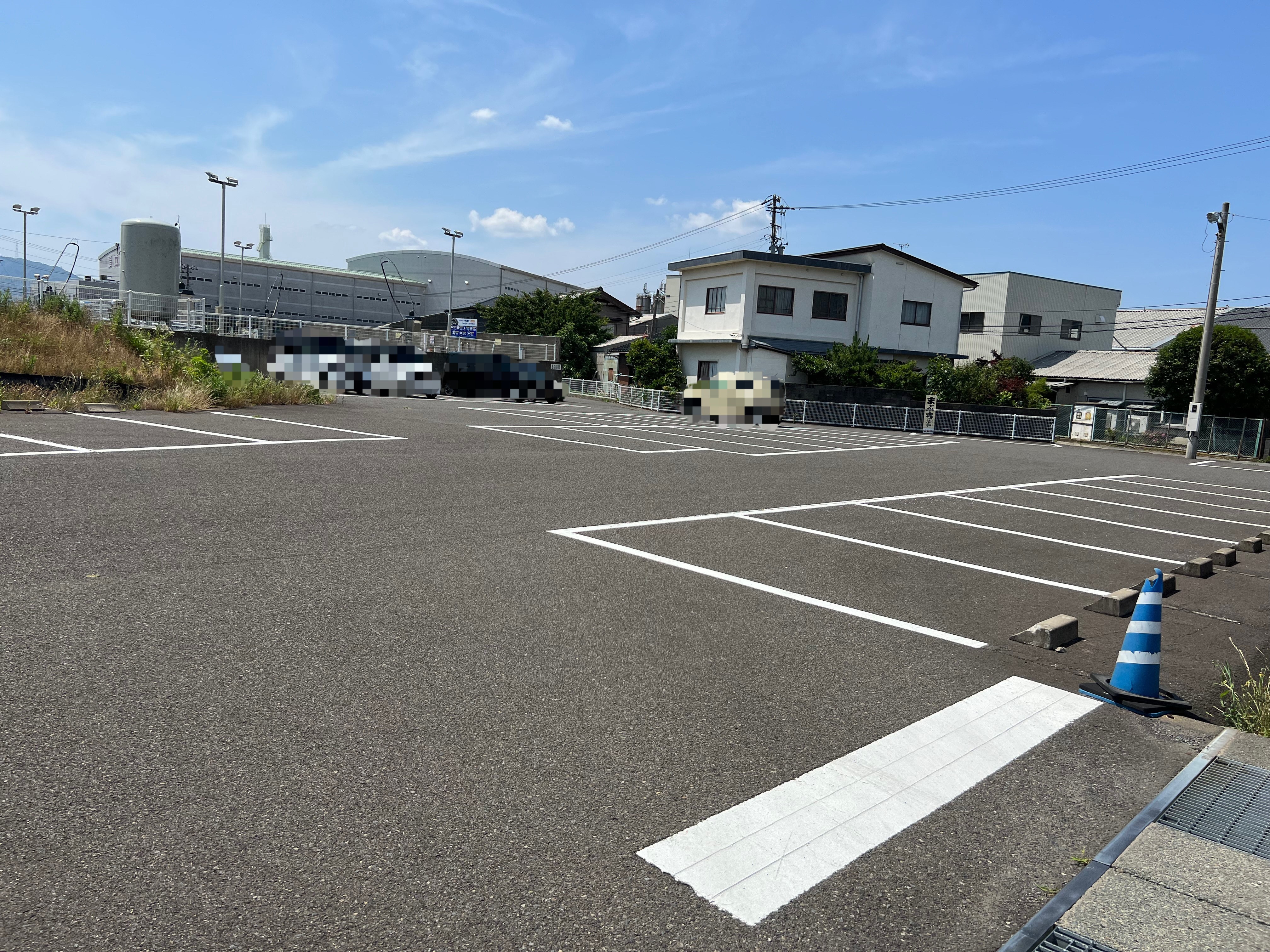 80台収容可能な駐車場