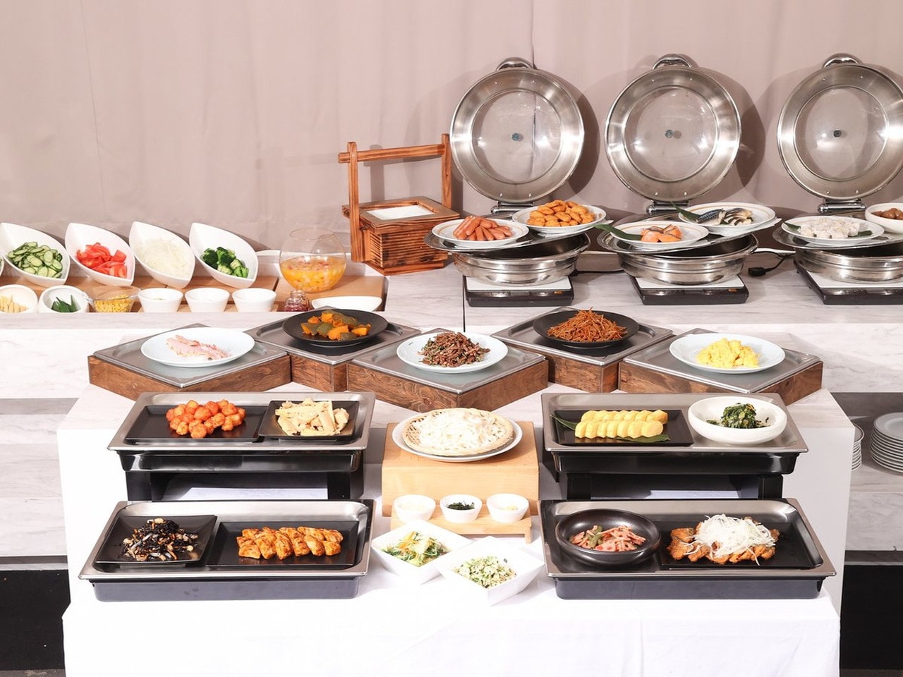 朝食バイキング
