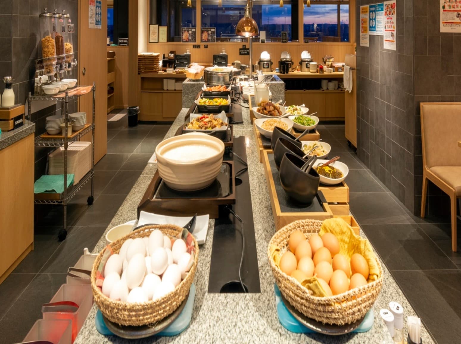 北海道の食材を生かしたご朝食