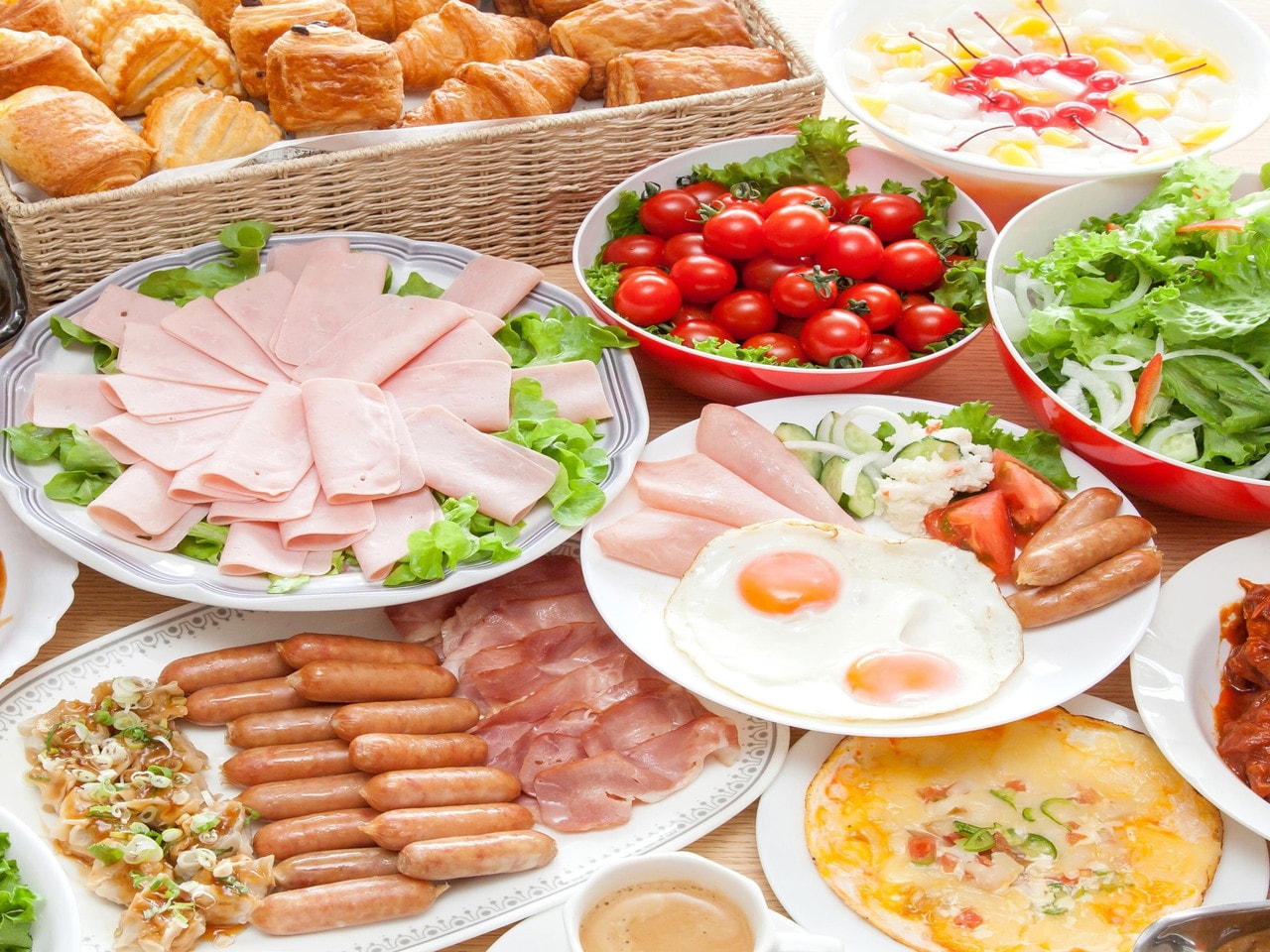 朝食一例・洋食