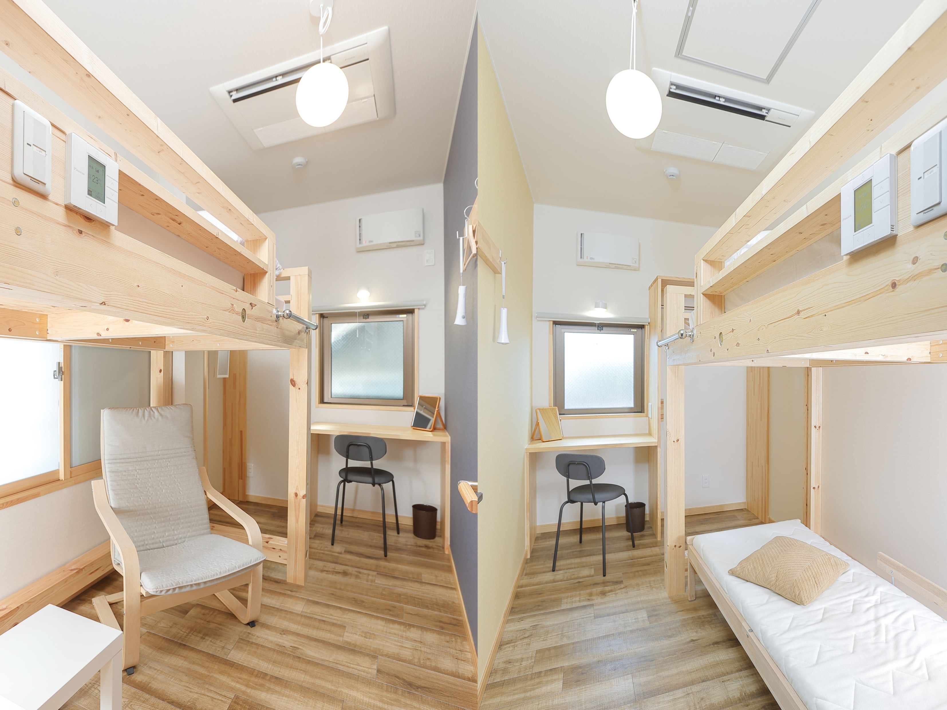 シングルルーム 共用バスルーム