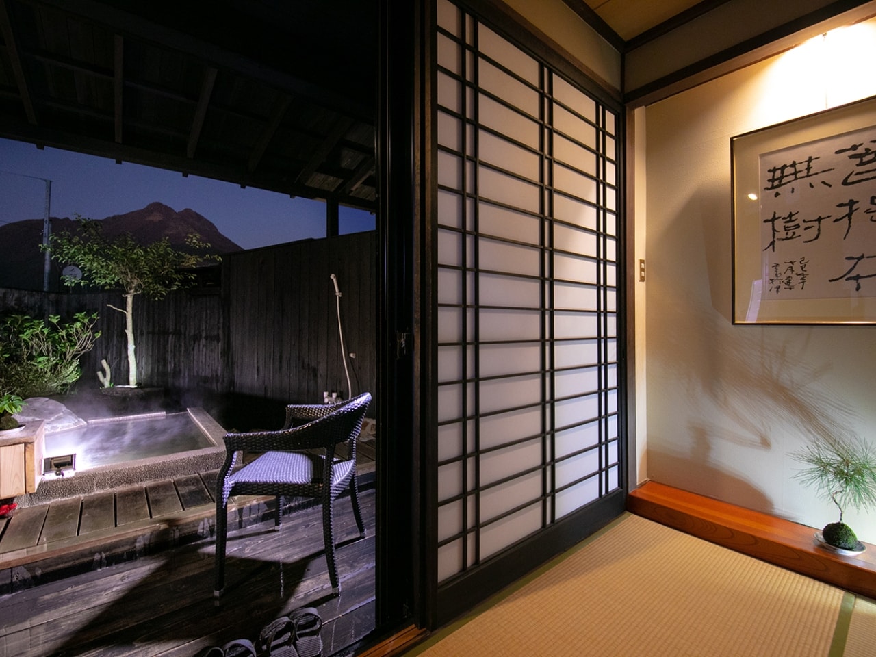 由布岳を望むお部屋