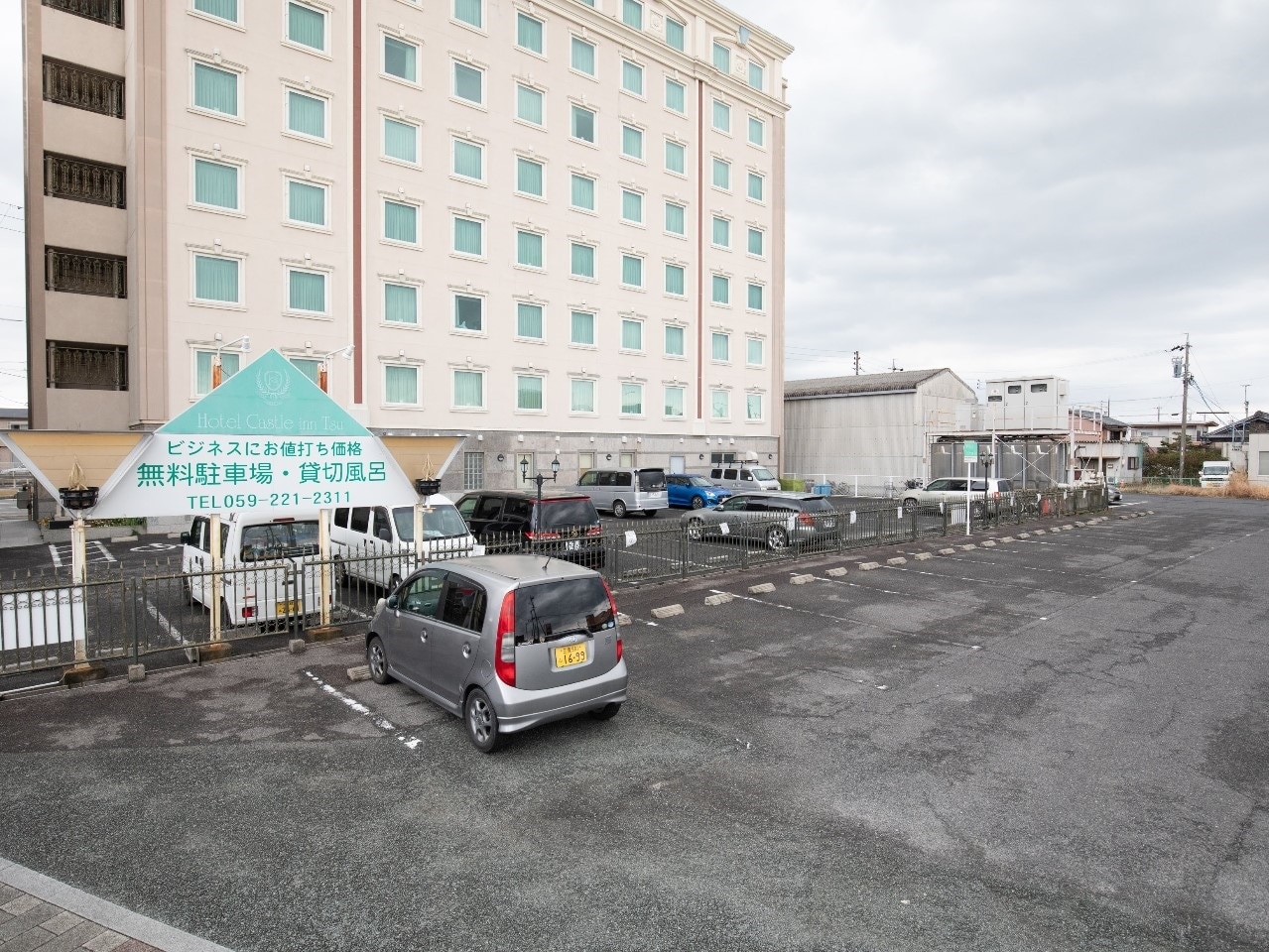 平面式で停めやすい駐車場
