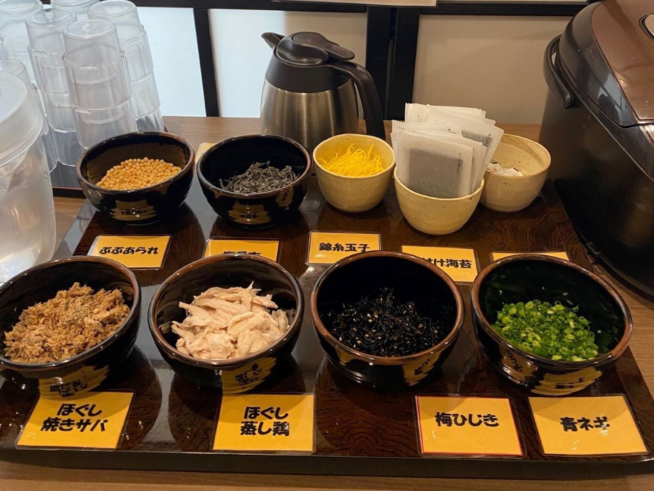 お茶漬けコーナー