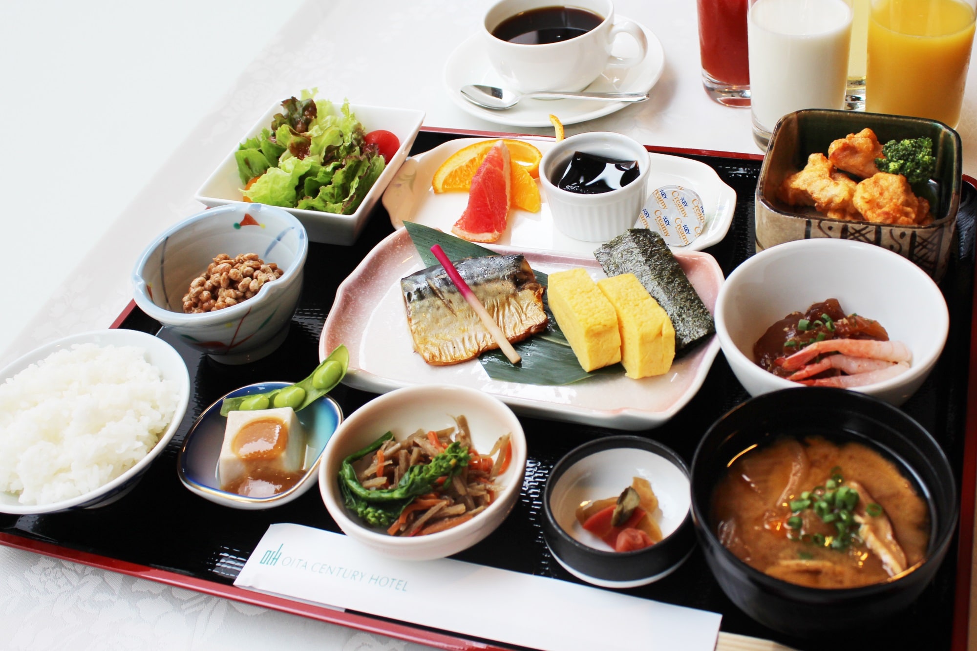 【朝食】大分名物も味わえる朝食御膳