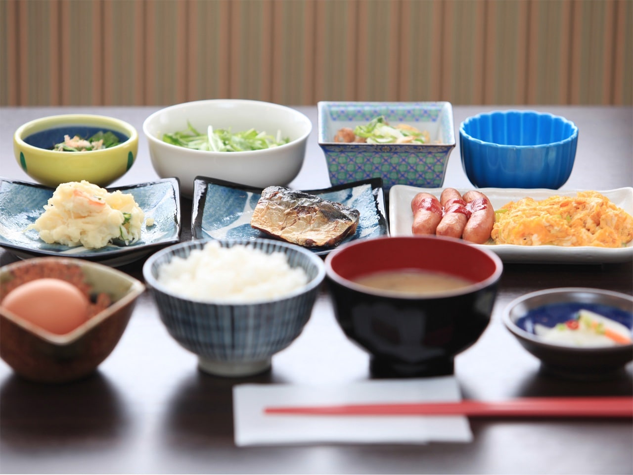 ご朝食（和食セット例）