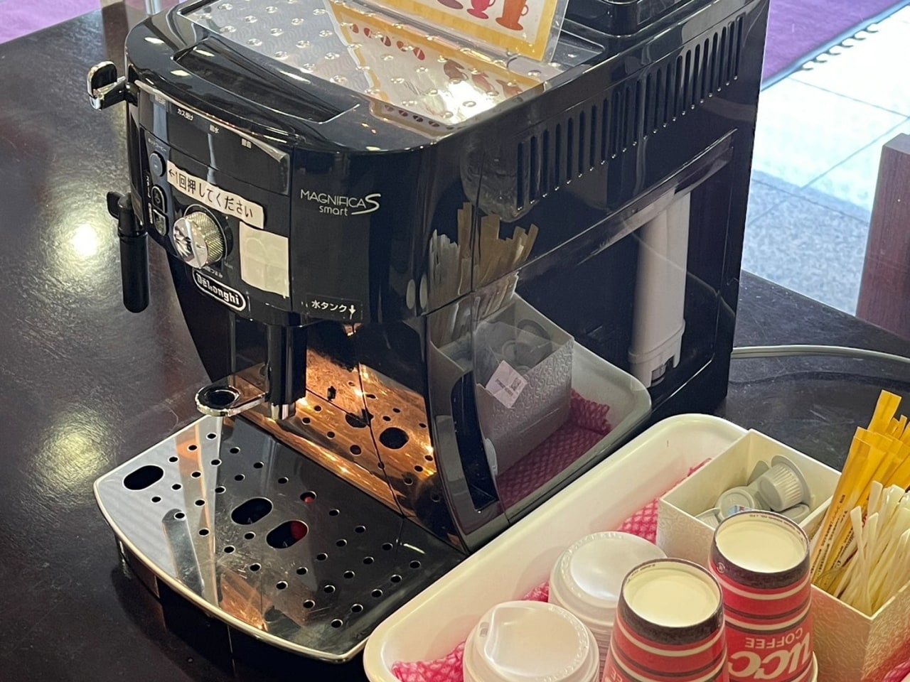 挽き立てコーヒー