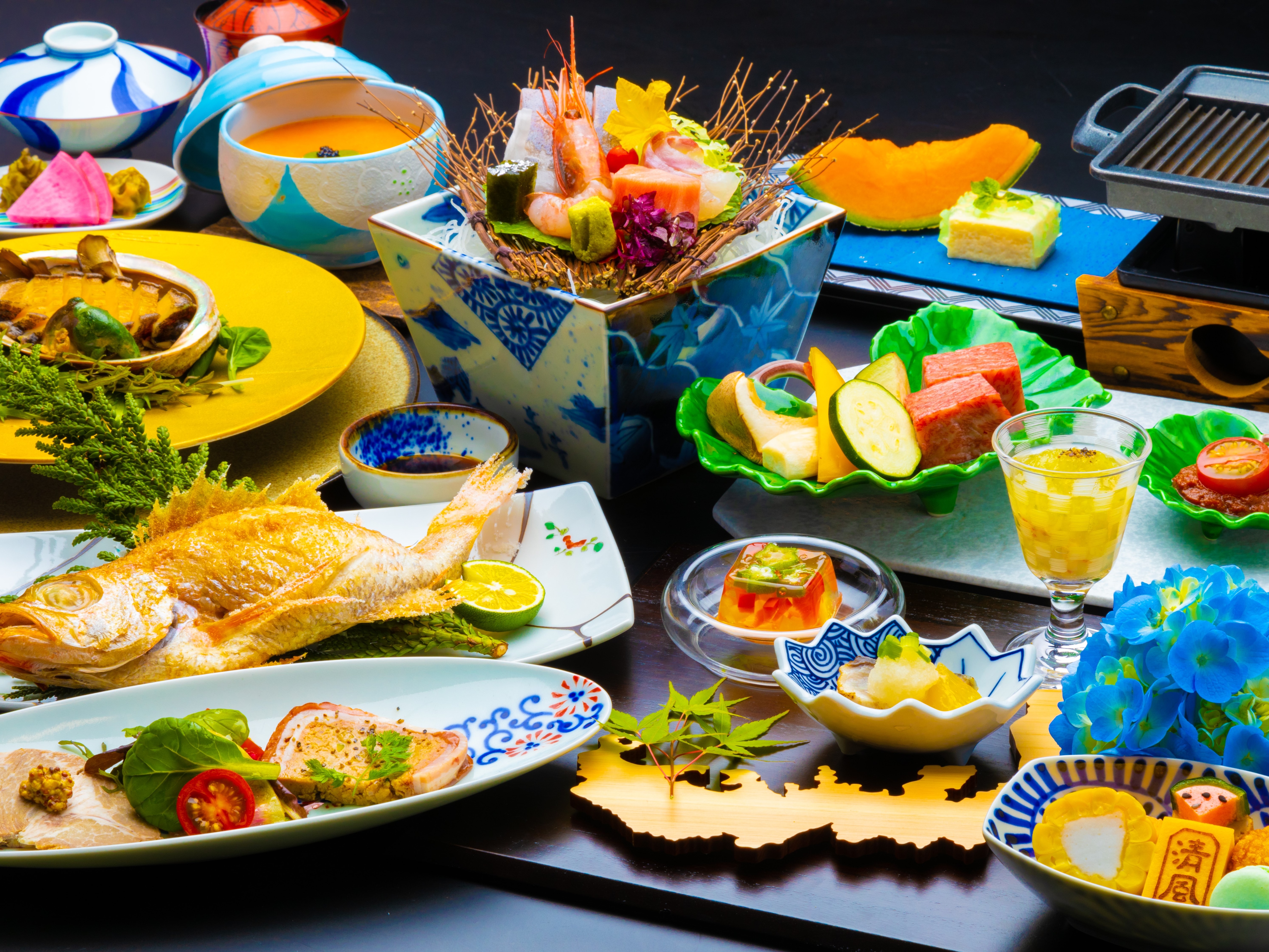 主役級の食材の饗宴、ふくい風土~FOOD~会席