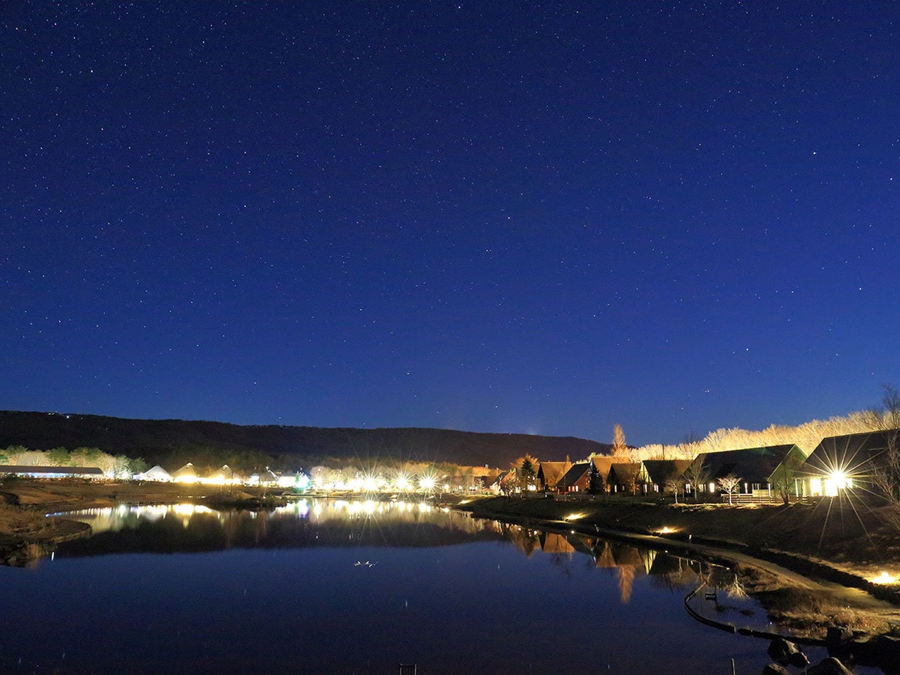 天気のいい日は星が綺麗にご覧いただけます。