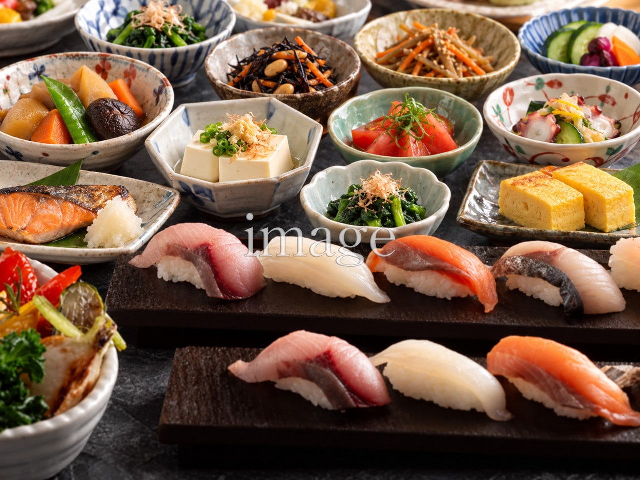 和朝食ビュッフェ