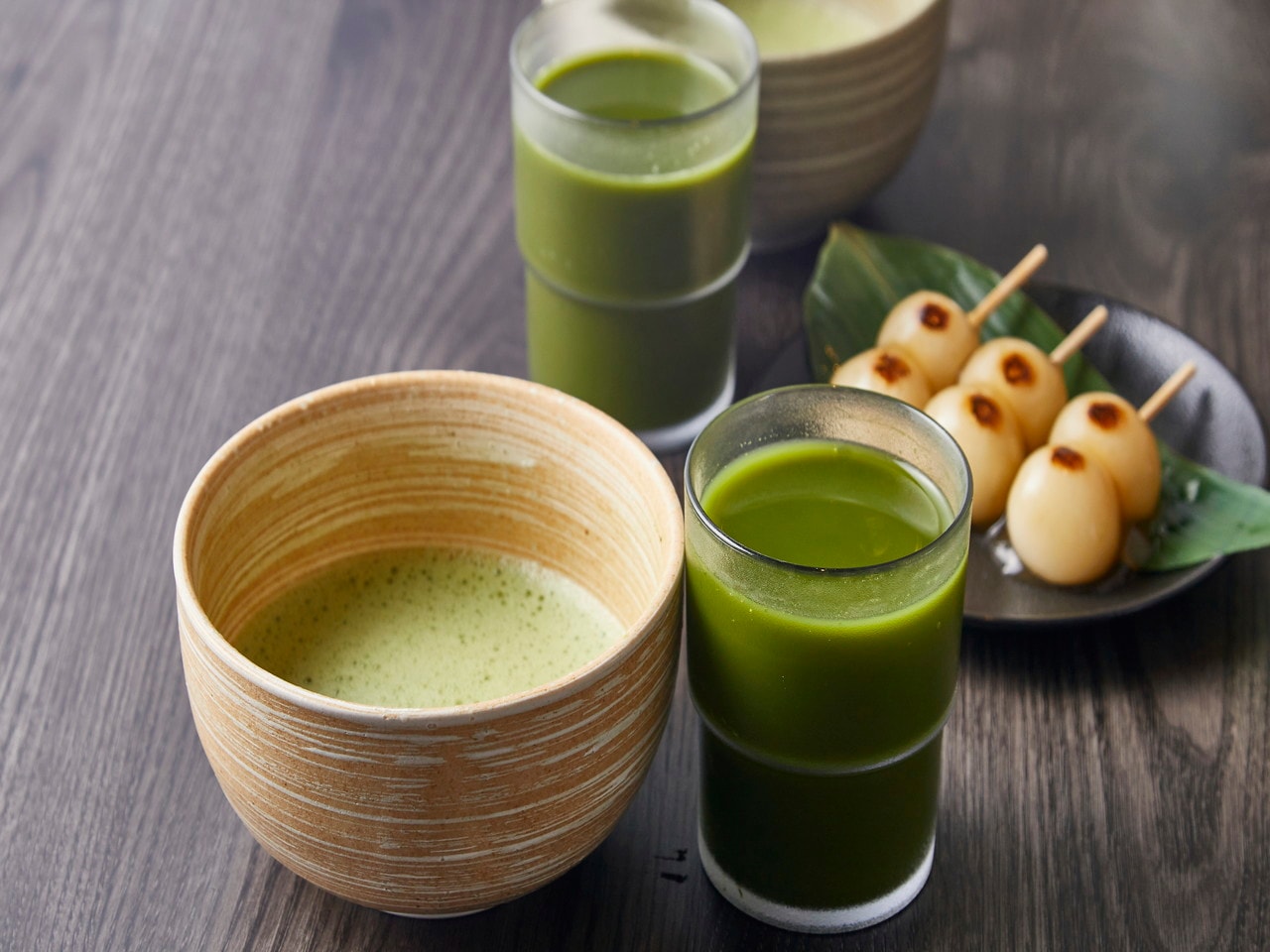 抹茶とお団子