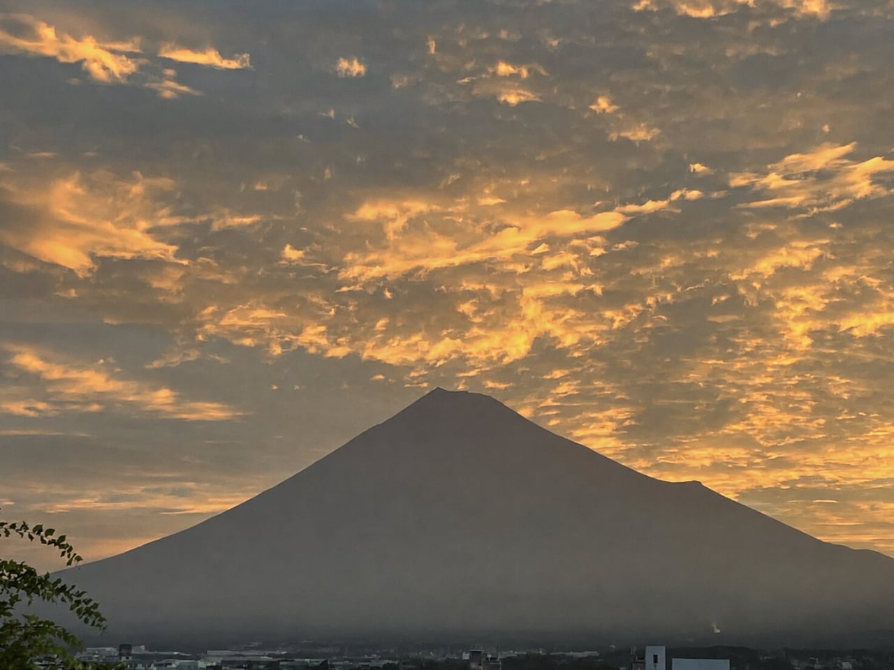 会場からの富士山