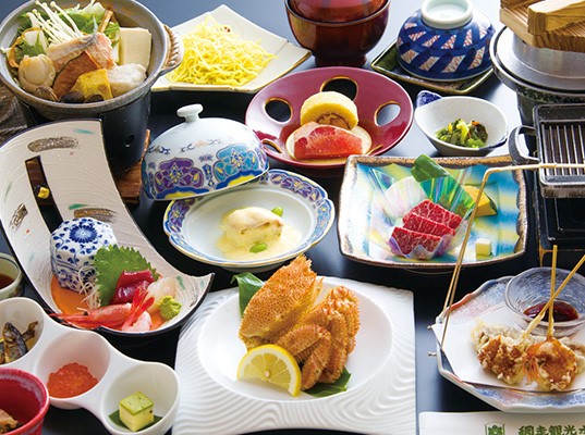 夕食(オホーツク御膳)