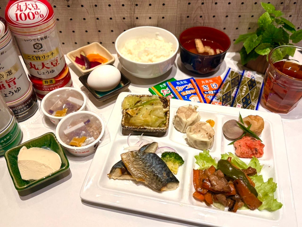 盛り付け例（和食）