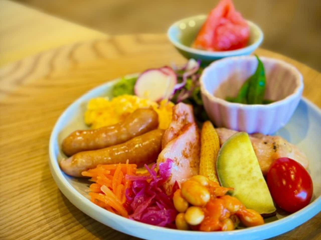 健康朝食ハーフビュッフェ・洋食プレート