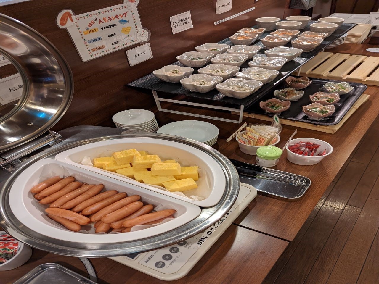 朝食バイキング